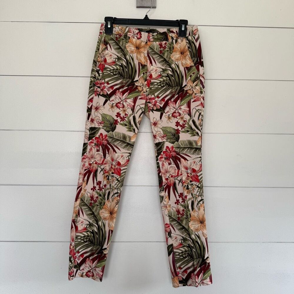 Zara Women’s Small Floral Ankle Pants